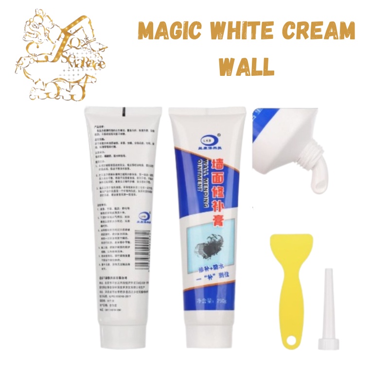 MAGIC WHITE CREAM WALL REPAIR PENAMBAL DINDING DEMPUL