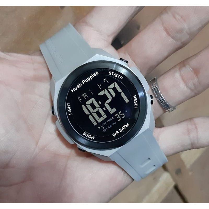 JAM TANGAN HUSH PUPPIES RUBBER TERLARIS JAM TANGAN DIGITAL TAHAN AIR