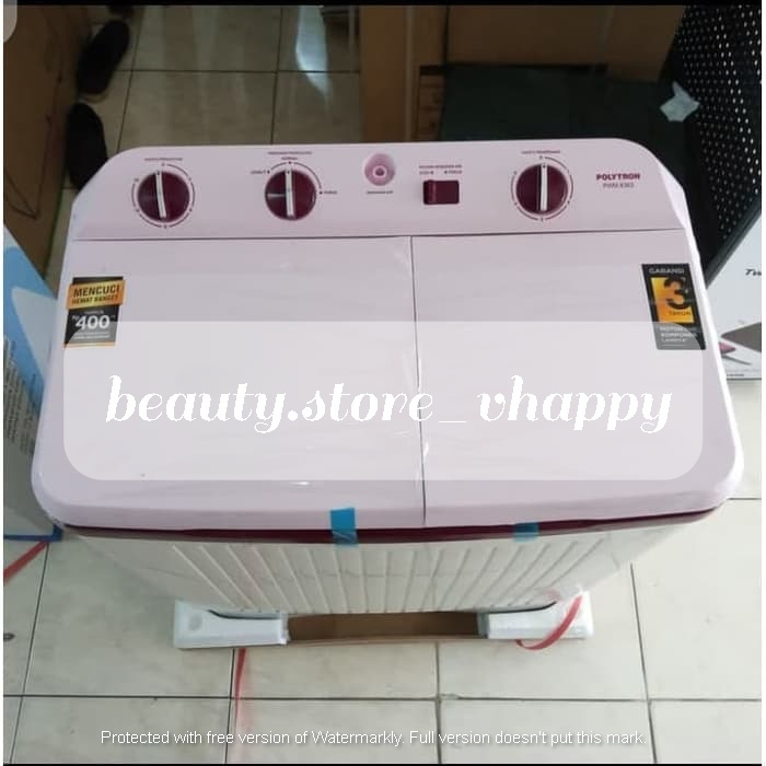 Mesin Cuci 2 Tabung POLYTRON PWM 7363 7 Kg Garansi Resmi Khusus Jawabarat Jabodetabek (Kota bandung dan Cimahi Bisa COD)