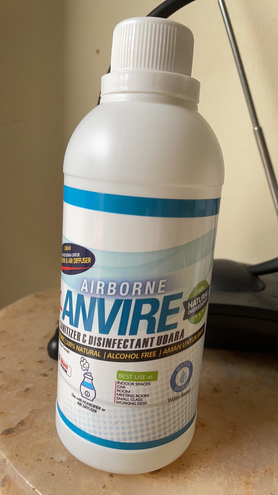 Airborne Anvire Humidifier Liquid 500ml