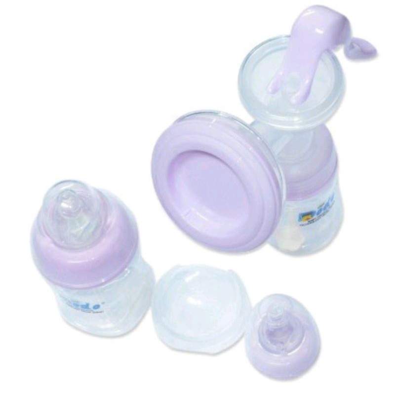 Dodo Breast Pump Manual 2 Botol + 6 BreastPad / Pompa Asi Manual Doubel Botol