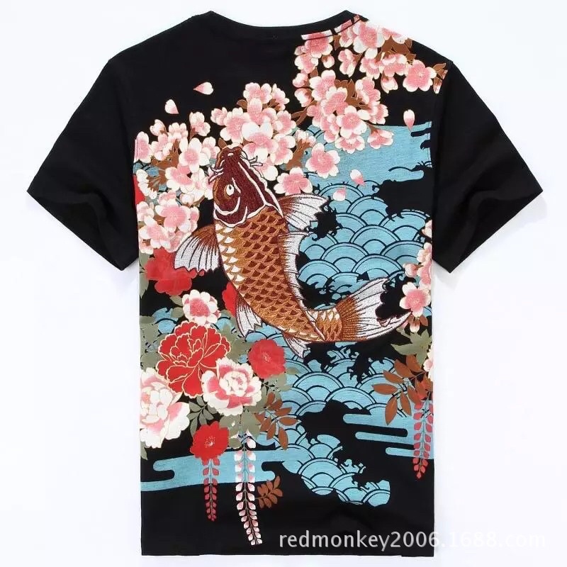 SK07 KAOS SUKAJAN IMPORT PRIA WANITA JEPANG KOREA KOI HARAJUKU ORIGINAL M-3XL JY26