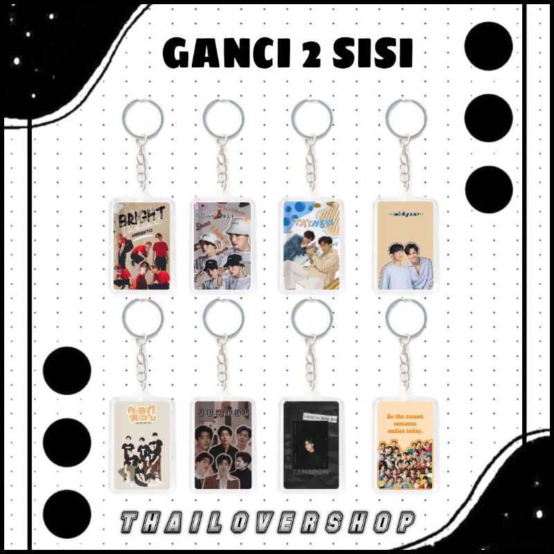GANCI 2 SISI RAIKANTOPENI THAI ACTOR GANTUNGAN KUNCI CUSTOM REQUEST GMM BOY GMMTV NADAO BANGKOK WABI