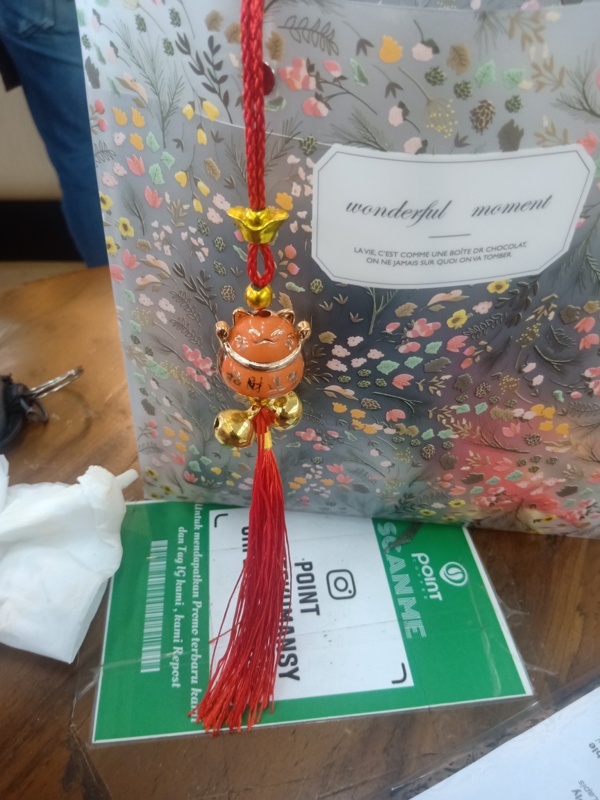 Gantungan Lucky Cat / Gantungan Imlek / Lucky Cat /kucing Hoki