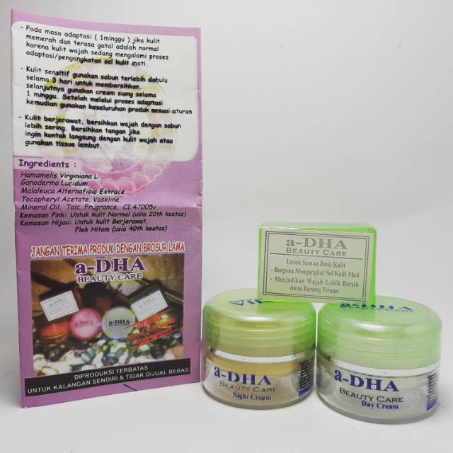 PAKET CREAM a DHA HIJAU BERHOLOGRAM