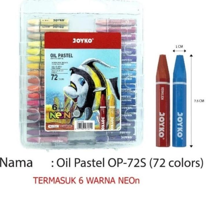 

Safe Payment Crayon Joyko OP-72S Oil Pastel 72 Warna