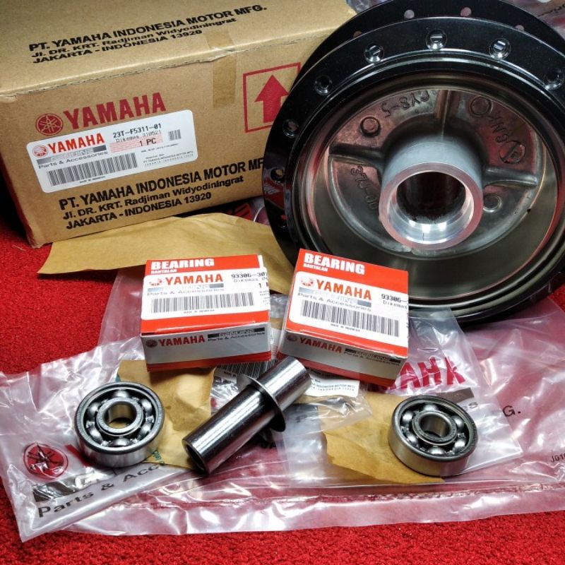 tromol belakang set f1zr ori ygp fizr fiz f1z r rear hub bearing bering laher bos bosh spacer