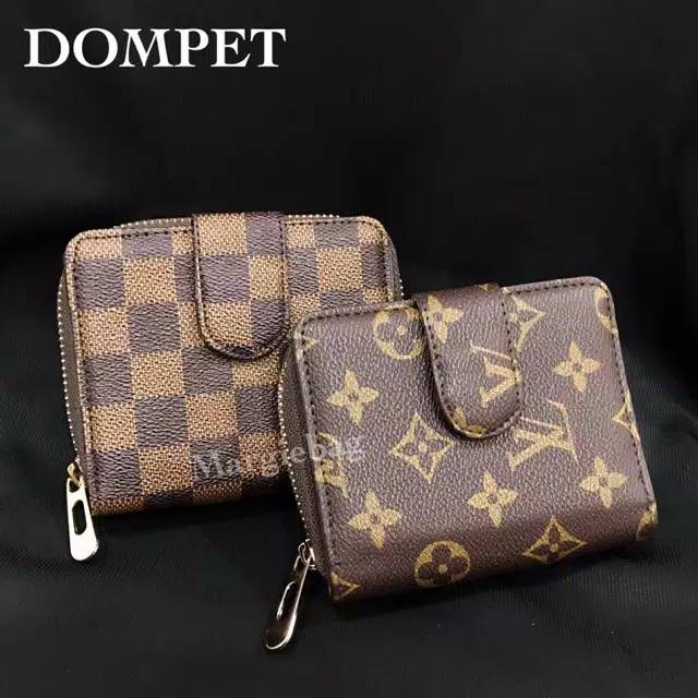 DOMPET LV WANITA SUPER MULTIFUNGSI HPO KECIL DOMPET KOIN TUMPUK