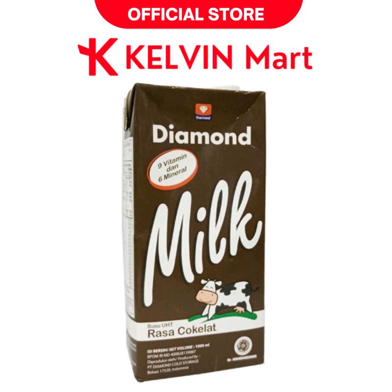 

Susu Coklat Diamond Milk UHT Chocolate Pck 1 Liter/ 1000 mL | KELVIN Mart