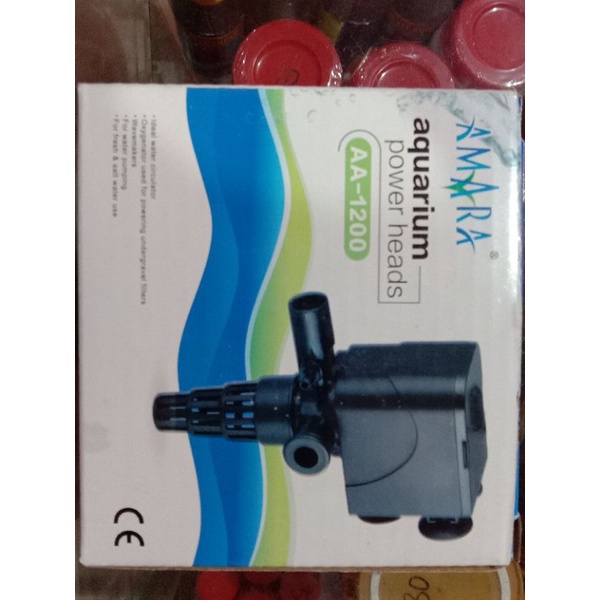 aquarium powerhead amara 1200, pompa air filter aerator untuk akuarium