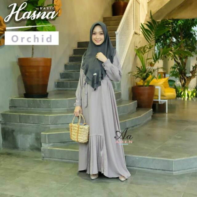 Gamis Hasna Orchid Aden