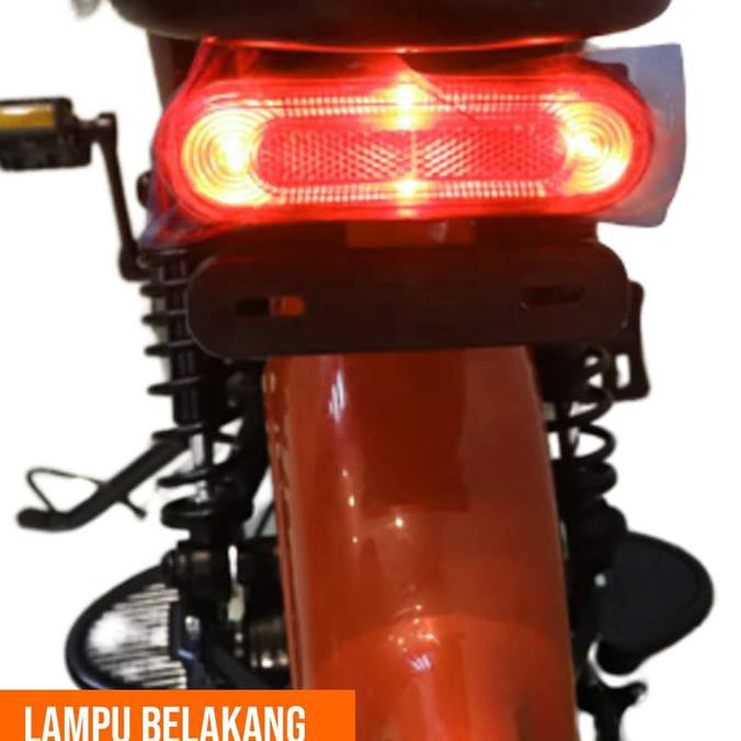 (Jual) Sepeda Listrik Jarvis 1+ (Orange)