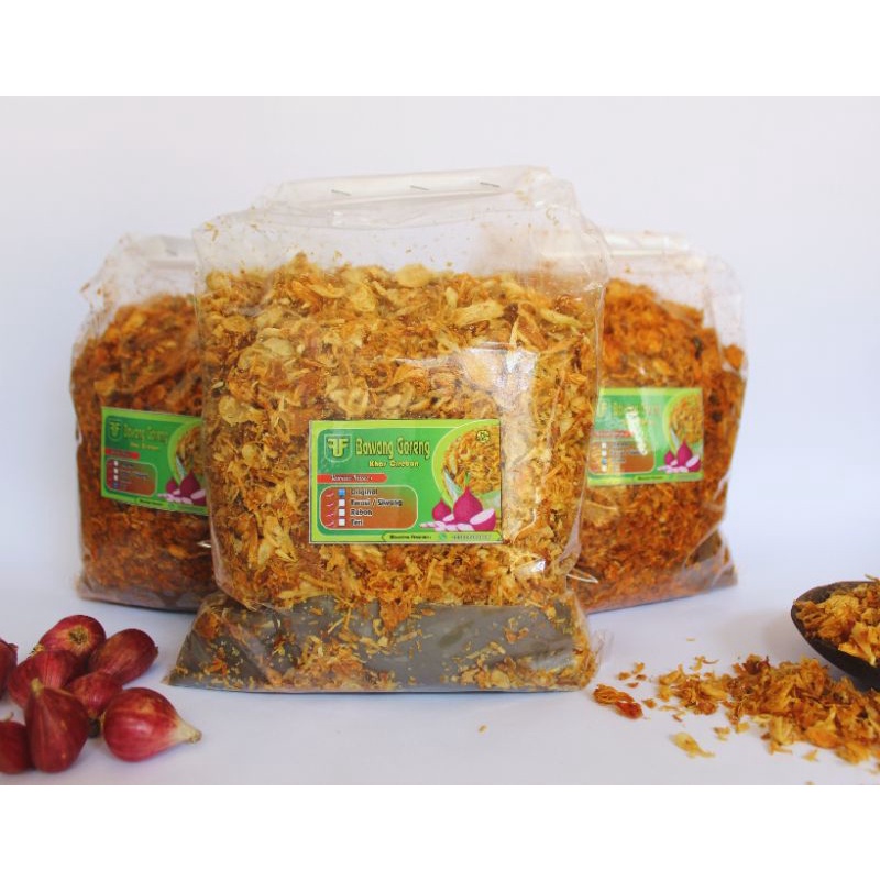 

BAWANG GORENG CRISPY 100% TANPA TEPUNG (250gr, 500gr, 1 Kg) BAWANG MERAH ASLI BREBES SUPER RENYAH