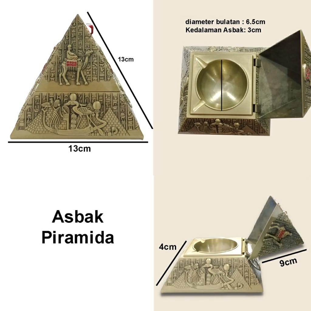 Asbak Rokok Mewah Multifungsi Bisa Buka Tutup Asbak Ukuran Besar