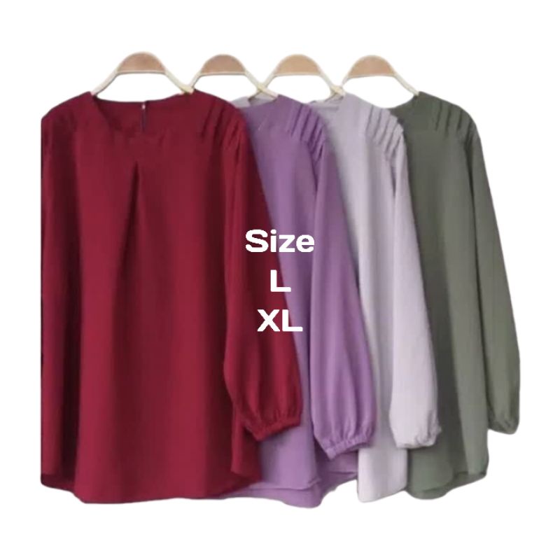 Atasan Dinda Blouse Baju Wanita Jumbo  Murah Kekinan