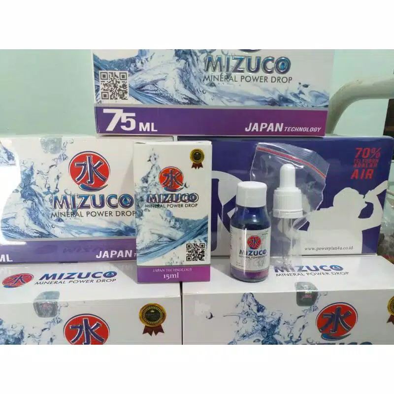 

MIZUCO Mineral alkaline drop/botol