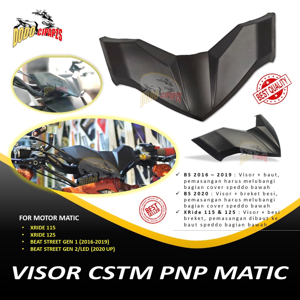 Visor cstm PNP X-Ride beat street