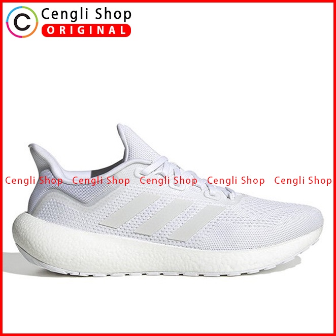 SEPATU RUNNING ADIDAS PRIA ORIGINAL SPORT PUREBOOST 22 WHITE