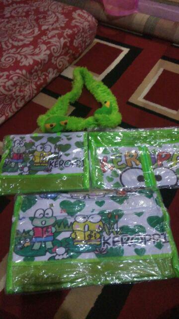 1 Set Rak Sepatu+rak Tas+rak Jilbab Gantung Karakter Full Resleting