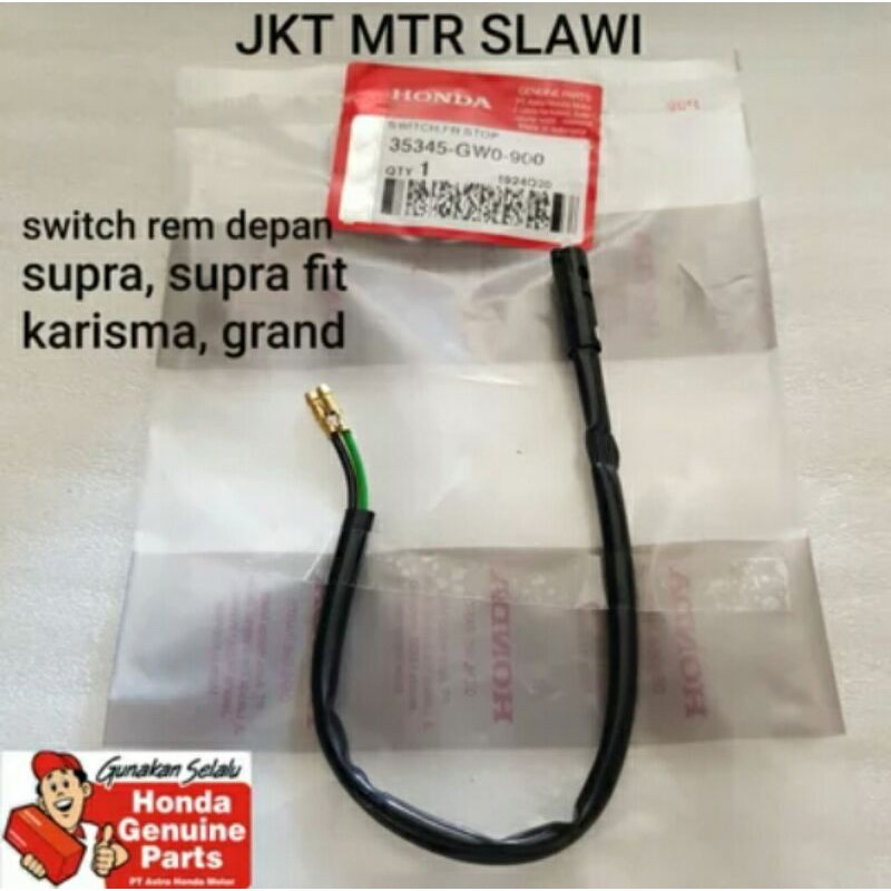Switch fr stop switch rem depan supra karisma supra fit grand ori honda ahm asli honda