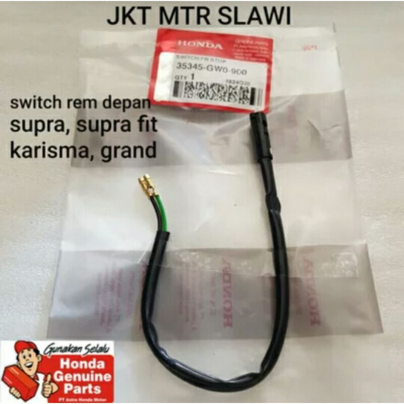 Switch fr stop switch rem depan supra karisma supra fit grand ori honda ahm asli honda