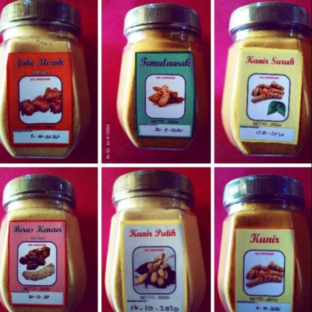 

Jamu serbuk instan 250gr