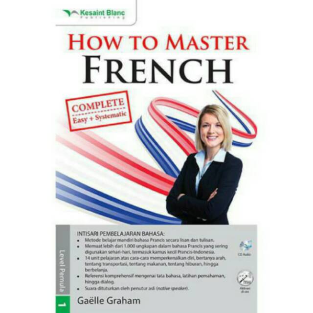 Jual Buku Bahasa Prancis How To Master French Cd Audio Shopee