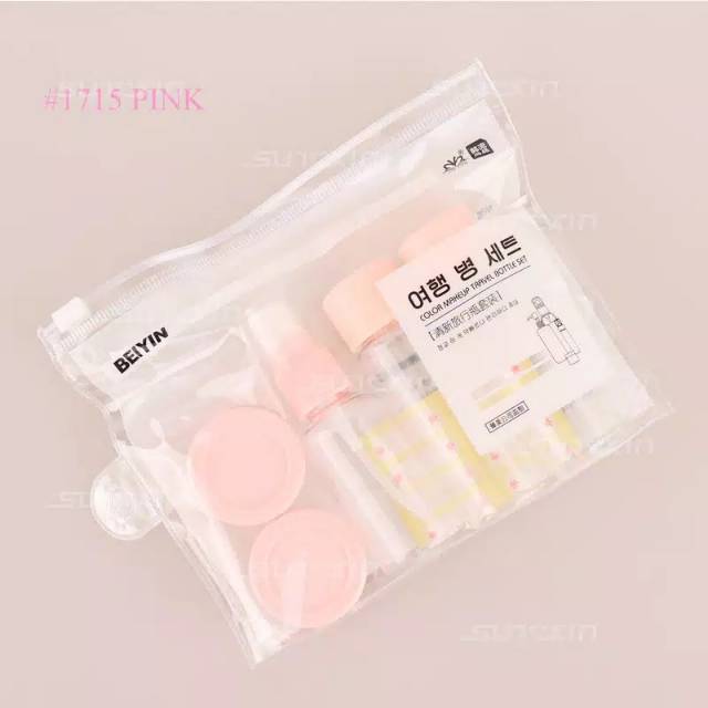 Botol Travel Toiletries kit set 7 in 1