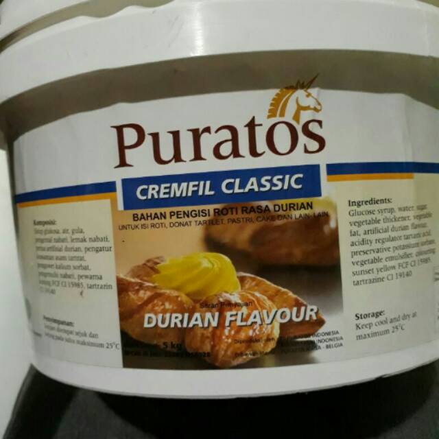 Selai/durian/duren/jam/isian/filling/roti/donat/bolu gulung/kue/snack/biskuit/makanan/manis