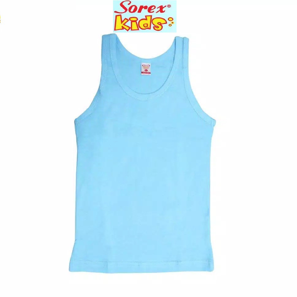 Singlet 100% Katun Anak Laki-laki Sorex SK 2001 / Kaos Dalam Anak Cewek Sorex SK2001