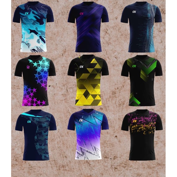 KAOS OLAHRAGA WANITA KAOS VOLLY WANITA BAJU VOLLY BAJU BADMINTON BAJU TRAINING PRINTING SIZELXL