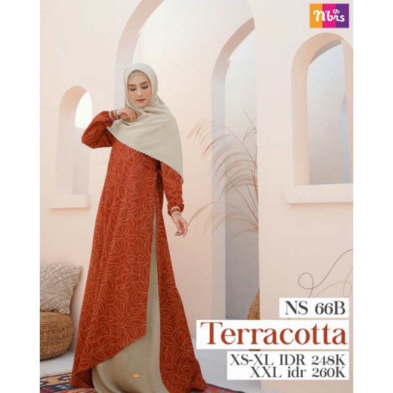Gamis dewasa nibras NS 066B // terbaru 2020 // bisa COD
