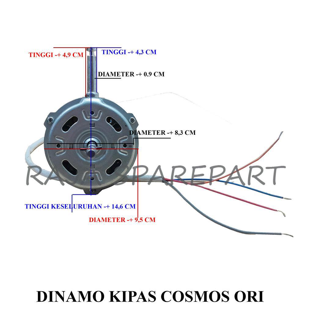 DINAMO KIPAS ANGIN COSMOS ORI / MOTOR KIPAS ANGIN COSMOS ORIGINAL ( TEMBAGA )