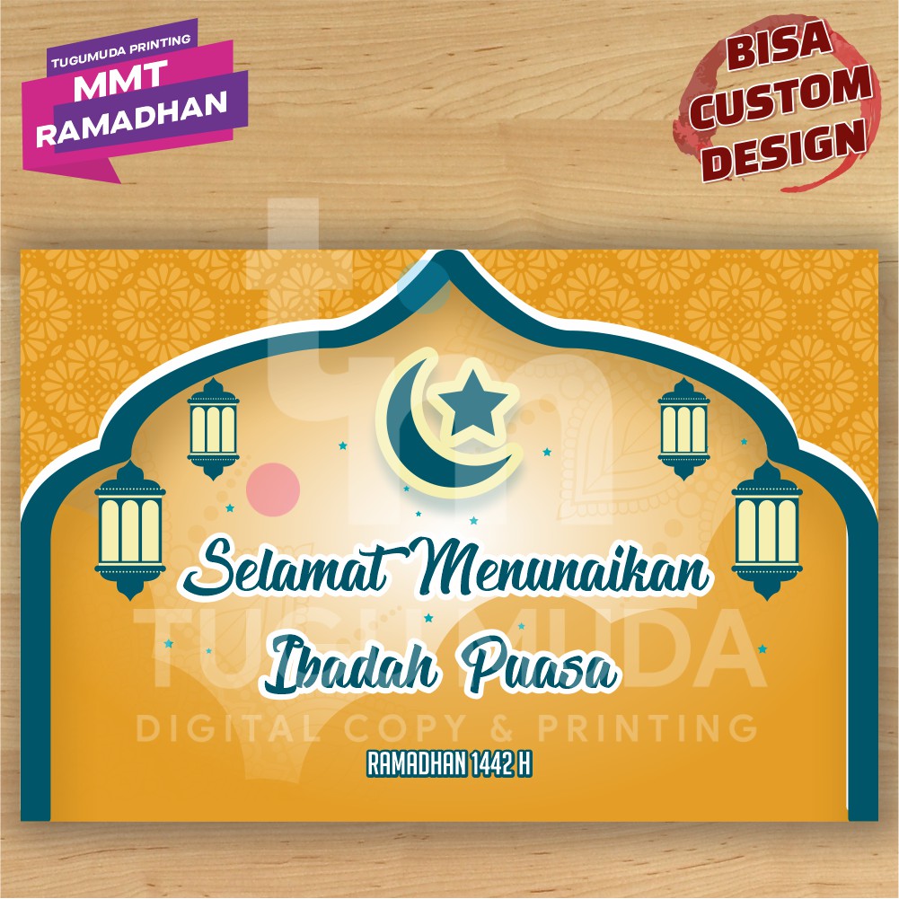 Jual Cetak Spanduk|Banner|MMT - BULAN PUASA 2021-SAHUR-RAMADHAN 1422H