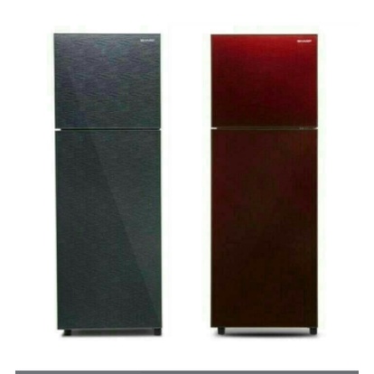 KULKAS SHARP SJ-326XG 2 PINTU KACA