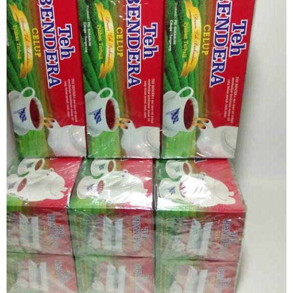 

Best Seller!! (jab-234) Paket hemat Teh celup bendera 6kotak isi25kantong