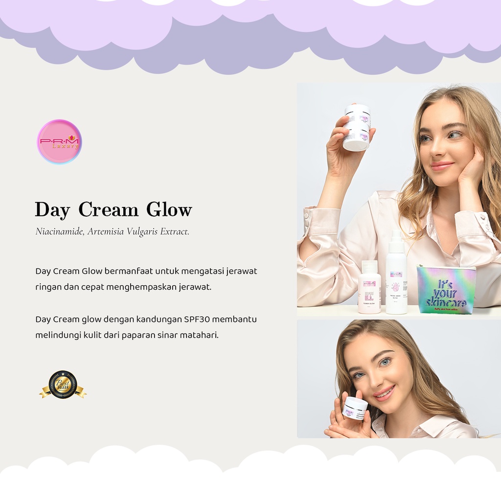 DAY CREAM GLOW II PRM LUXURY &amp; GLOW LUXURY SKINCARE BPOM