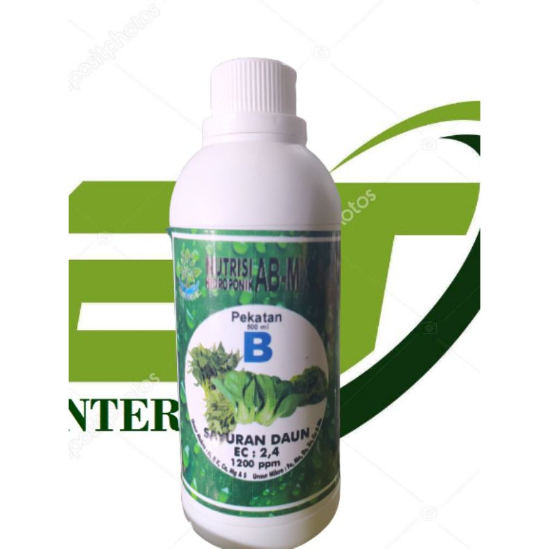 Jual Larutan B Nutrisi Hidroponik AB Mix 500 ML | Shopee Indonesia