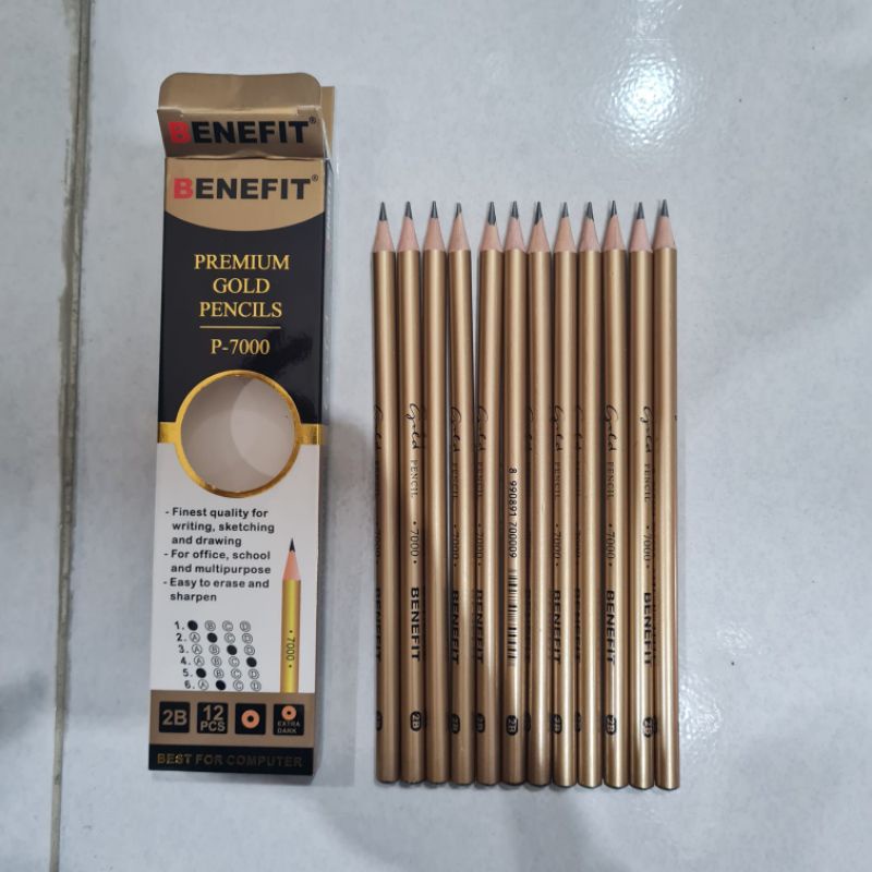 

Pensil 2B Premium Gold Super Best kualitas /super grosir /harga per 12 pcs