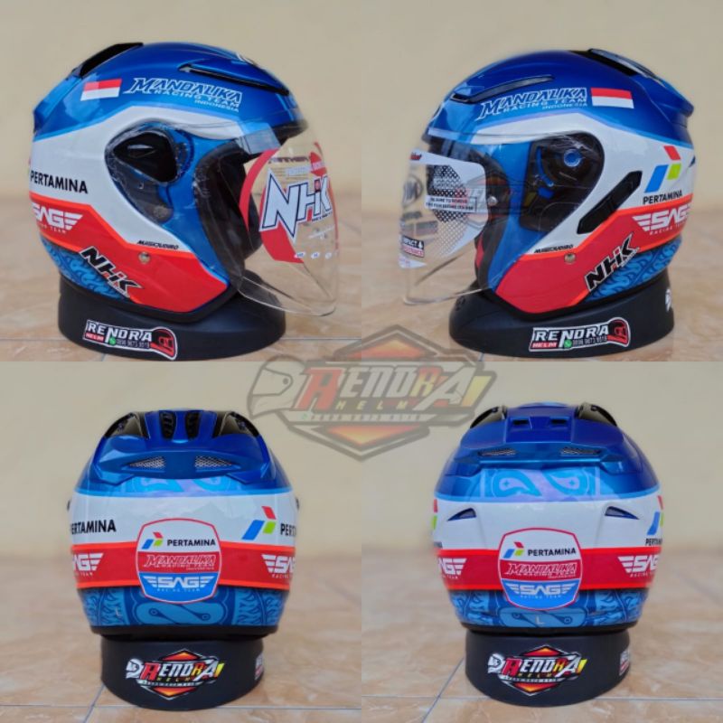 HELM NHK R1 Motif MANDALIKA/  R6 Motif MANDALIKA. Original 100% Ongkir Termurah 2kg