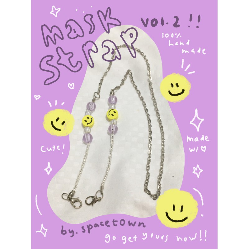 Mask Strap | beads mask strap by. Spacet0wn