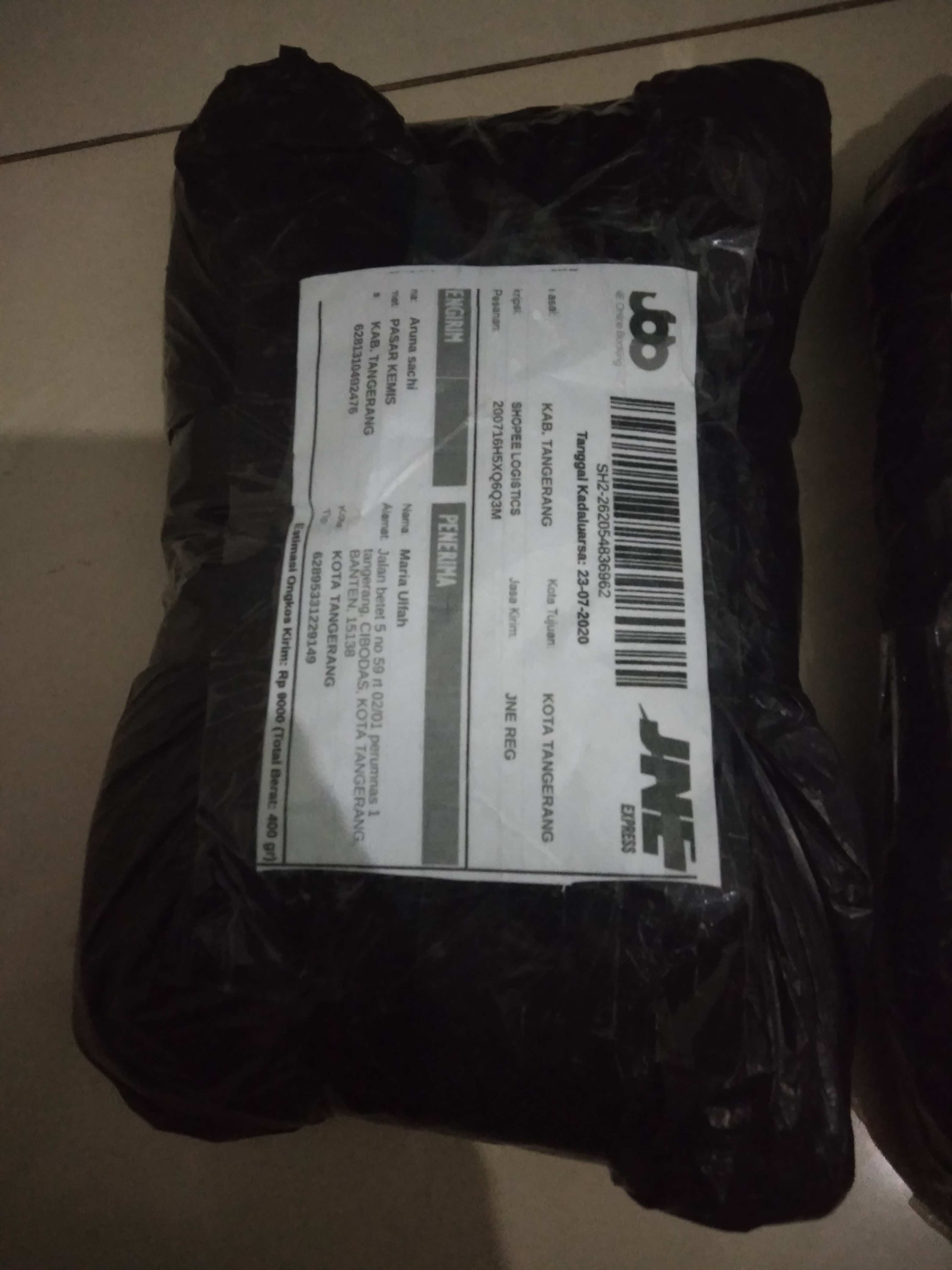 Apron Warna Hitam Polos Katun Drill