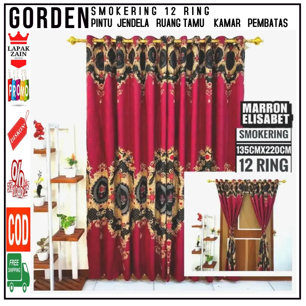 GORDEN JENDELA RUANG TAMU 1 SET