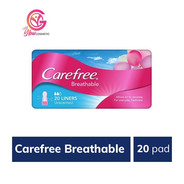 CAREFREE BREATHABLE 20 LINERS ISI 20PCS