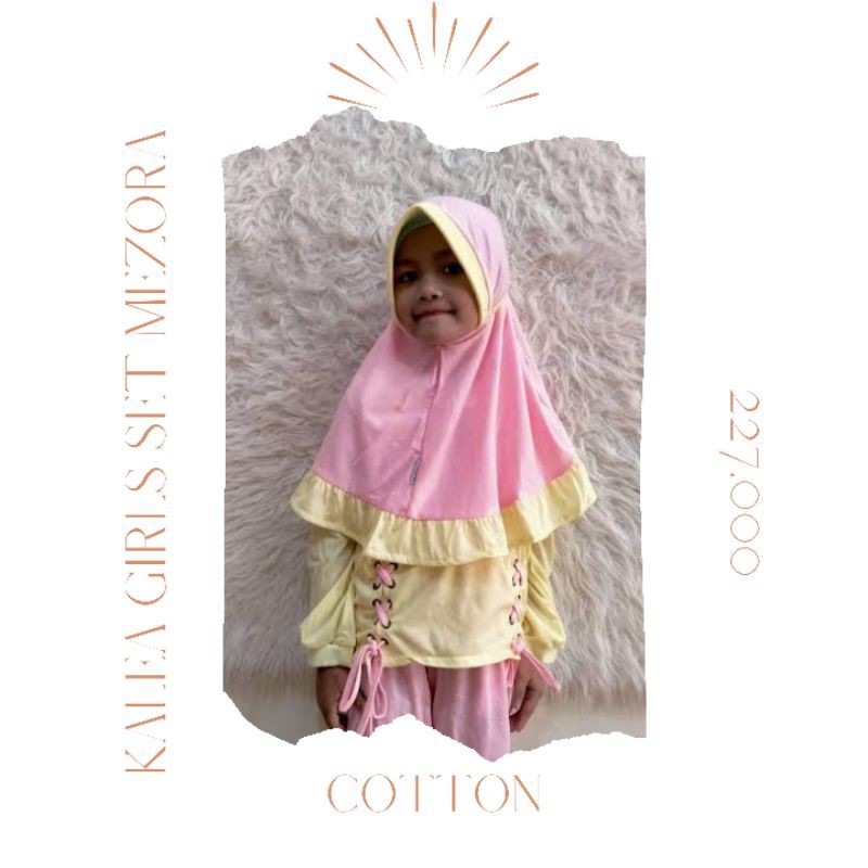 [CEK VARIASI] ZOYA MEZORA BAJU MUSLIM GAMIS ANAK SETELAN BAJU ANAK MURAH ORIGINAL DISKON