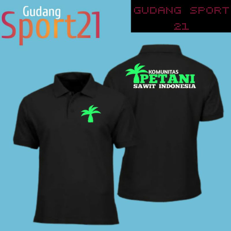 kaos polo kerah petani sawit INDONESIA kaos PETANI