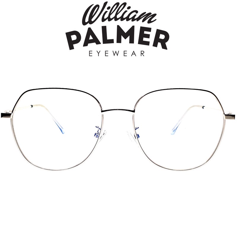 William Palmer Kacamata Pria Wanita Metal 3040  Silver