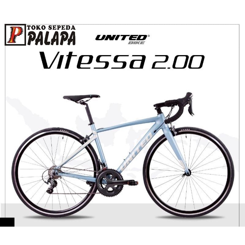SEPEDA BALAP UNITED VITESSA 2.0 Roadbike 2 700C ROAD BIKE Tiagra