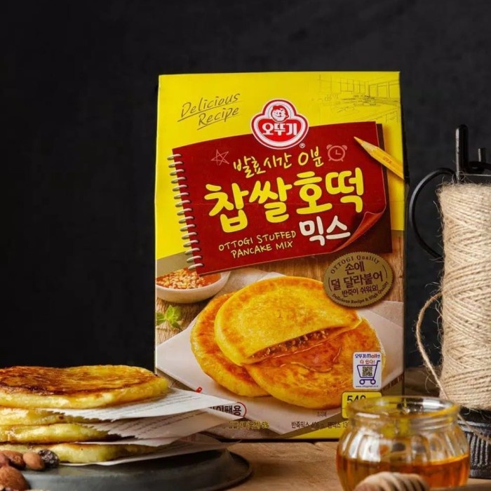 

BISA COD Ottogi Hotteok / Hutek Korean Pancake Mix Sweet Bun Korea 540 gram