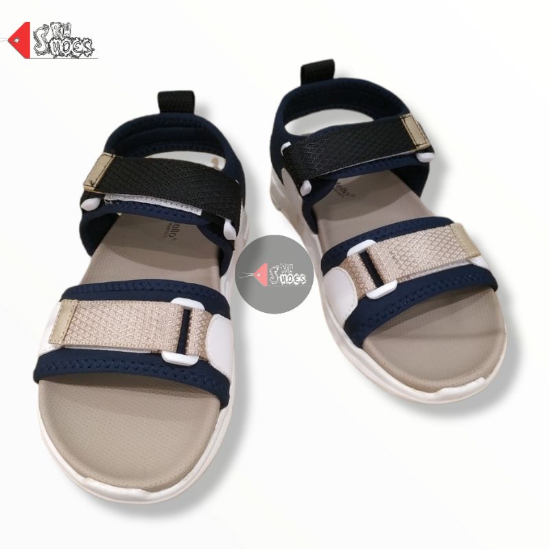 Sandal Gunung Tali Casual Donatello Anak Perempuan OI12012A-OI120102 | Warna Ivory Kombinasi | Size 